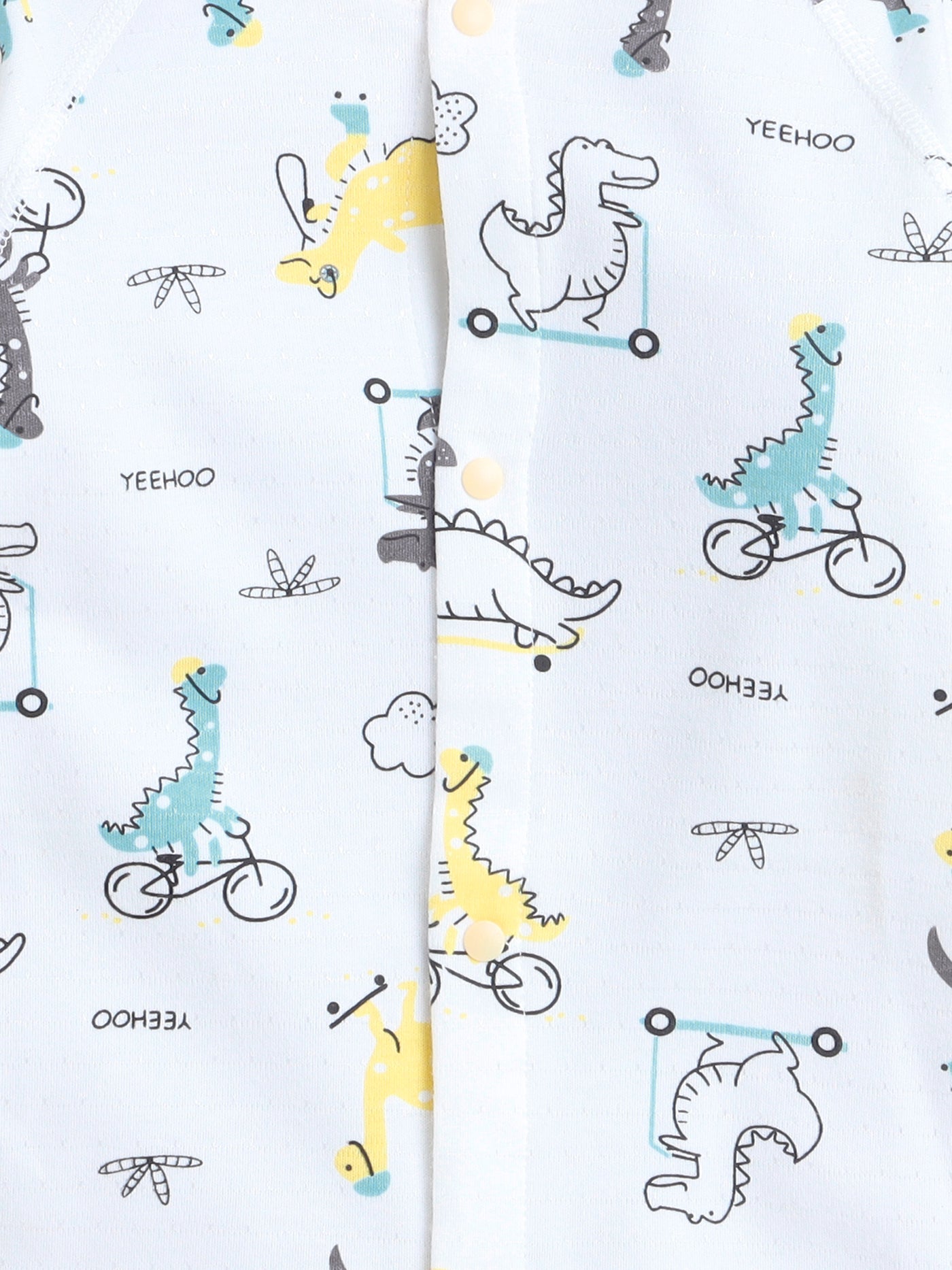 Baby Boys & Baby Girls Full Sleeves Printed Rompers