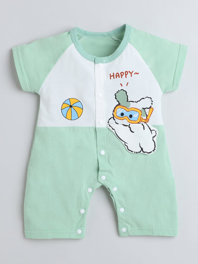 Baby Boys & Baby Girls Half Sleeves Cute Rompers