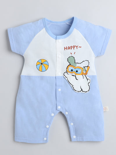 Baby Boys & Baby Girls Half Sleeves Cute Rompers