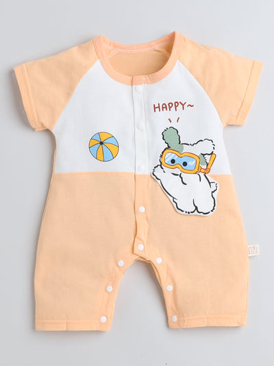 Baby Boys & Baby Girls Half Sleeves Cute Rompers