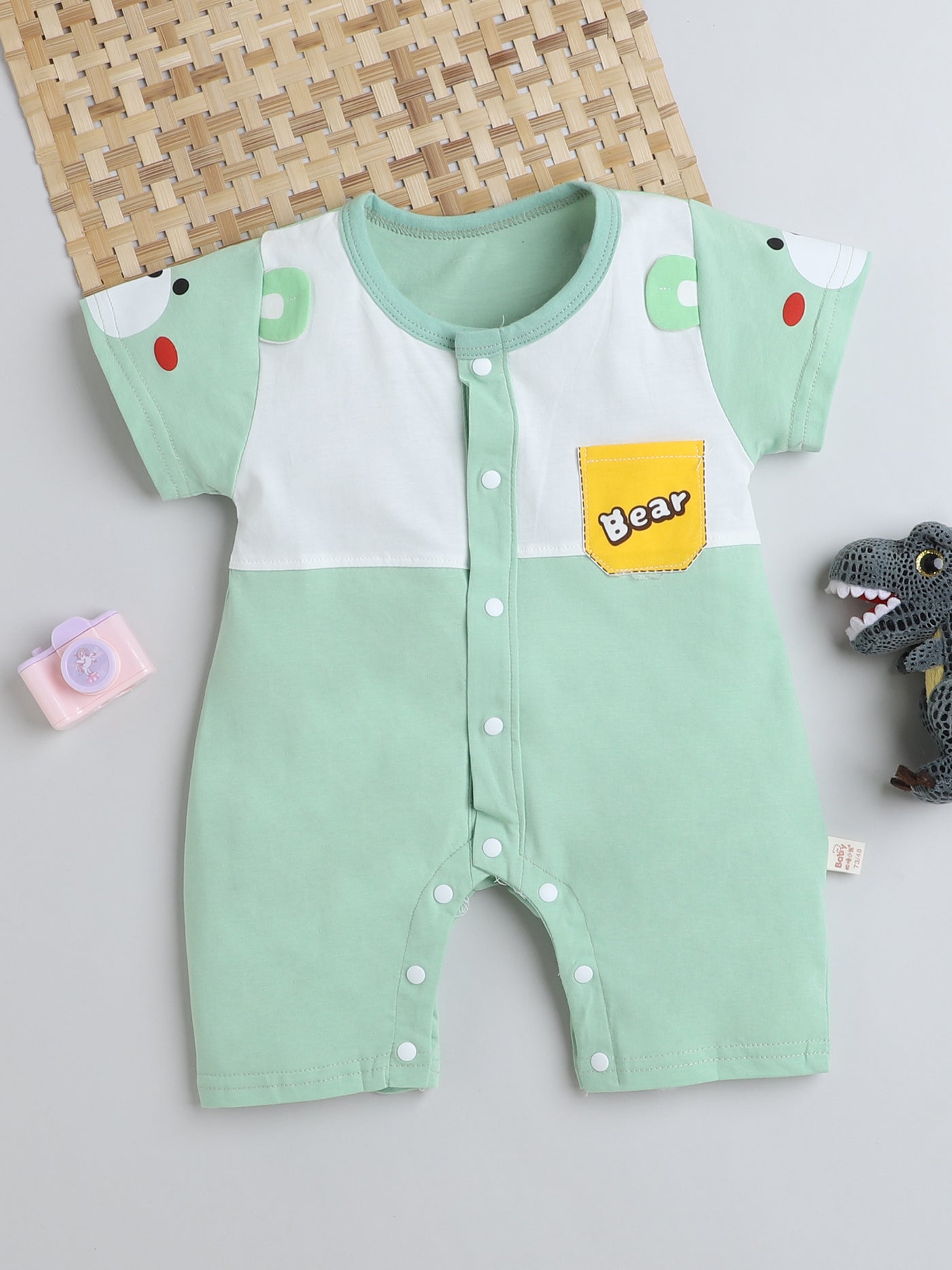 Baby Boys & Baby Girls Half Sleeves Cute Rompers