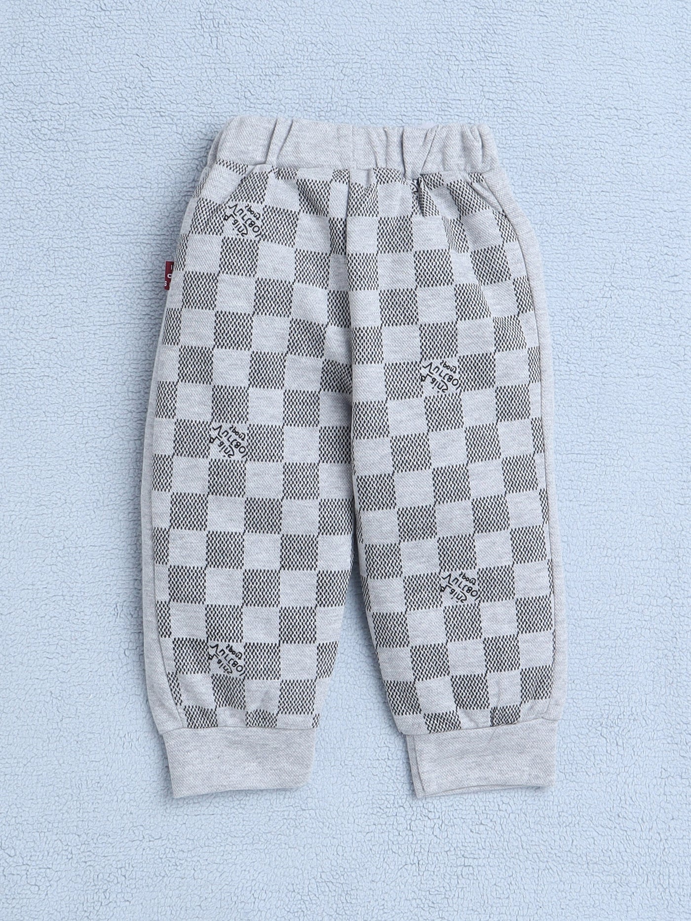 Boys Full Sleeves Checked T-shirt & Lower Set