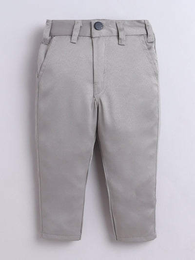 Boys Jacquard 3 Piece Party Suit Set With Bow