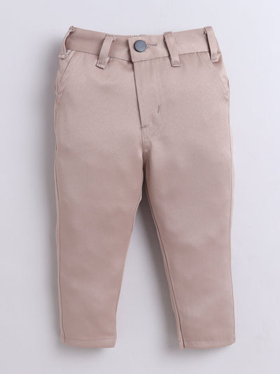 Boys Jacquard 3 Piece Party Suit Set With Bow