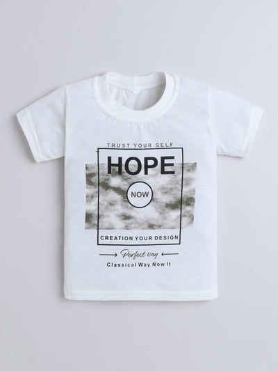 Boys Velvet Textured Blazer & Trouser Set With Printed T-shirt