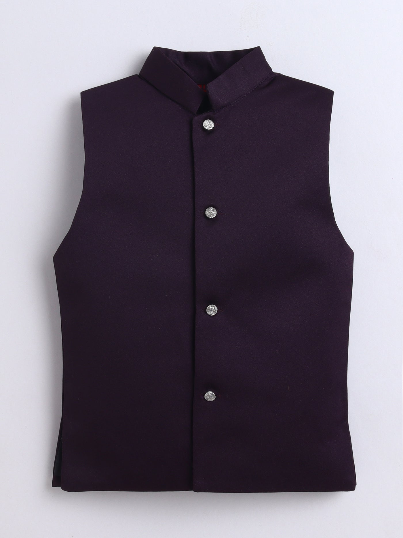 Boys Sequins Embellished & Floral Embroidered Sherwani Set