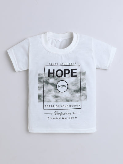 Boys Velvet Textured Blazer & Trouser Set With Printed T-shirt