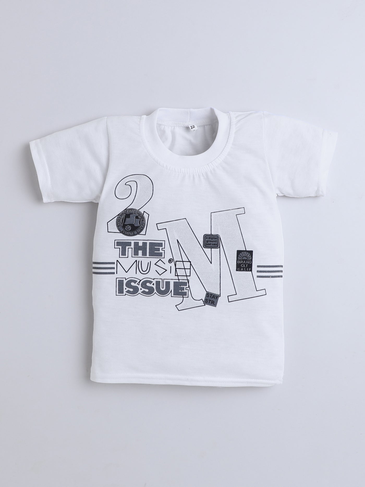 Boys Velvet Textured Blazer & Trouser Set With Printed T-shirt