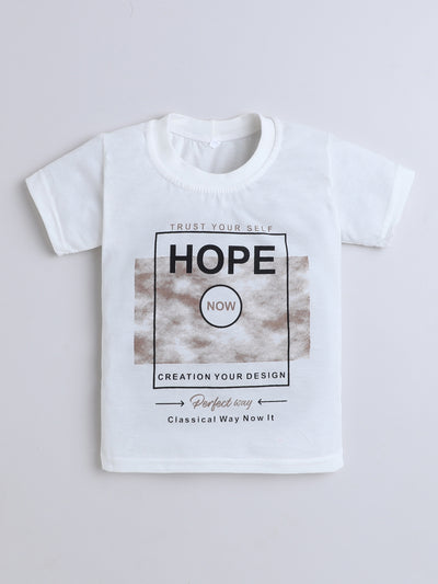 Boys Velvet Textured Blazer & Trouser Set With Printed T-shirt