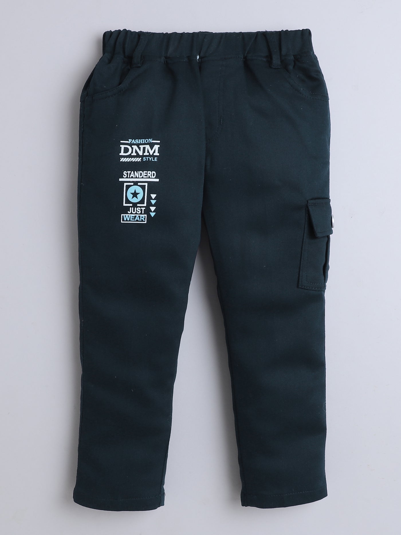 Boys Cotton Blend Geometric Grid Abstract Printed 3 Piece Set