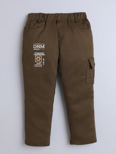 Boys Cotton Blend Geometric Grid Abstract Printed 3 Piece Set