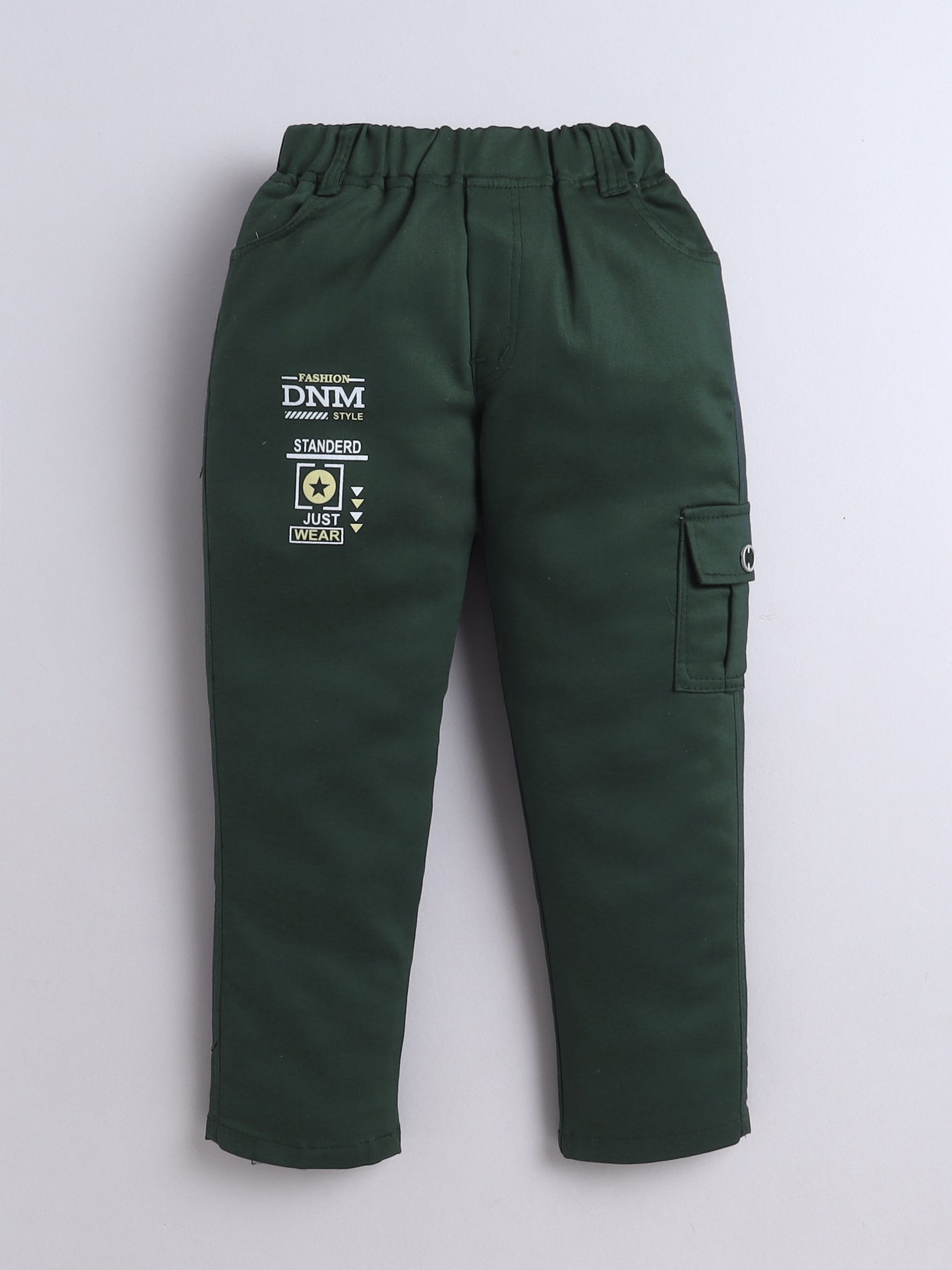 Boys Cotton Blend Geometric Grid Abstract Printed 3 Piece Set