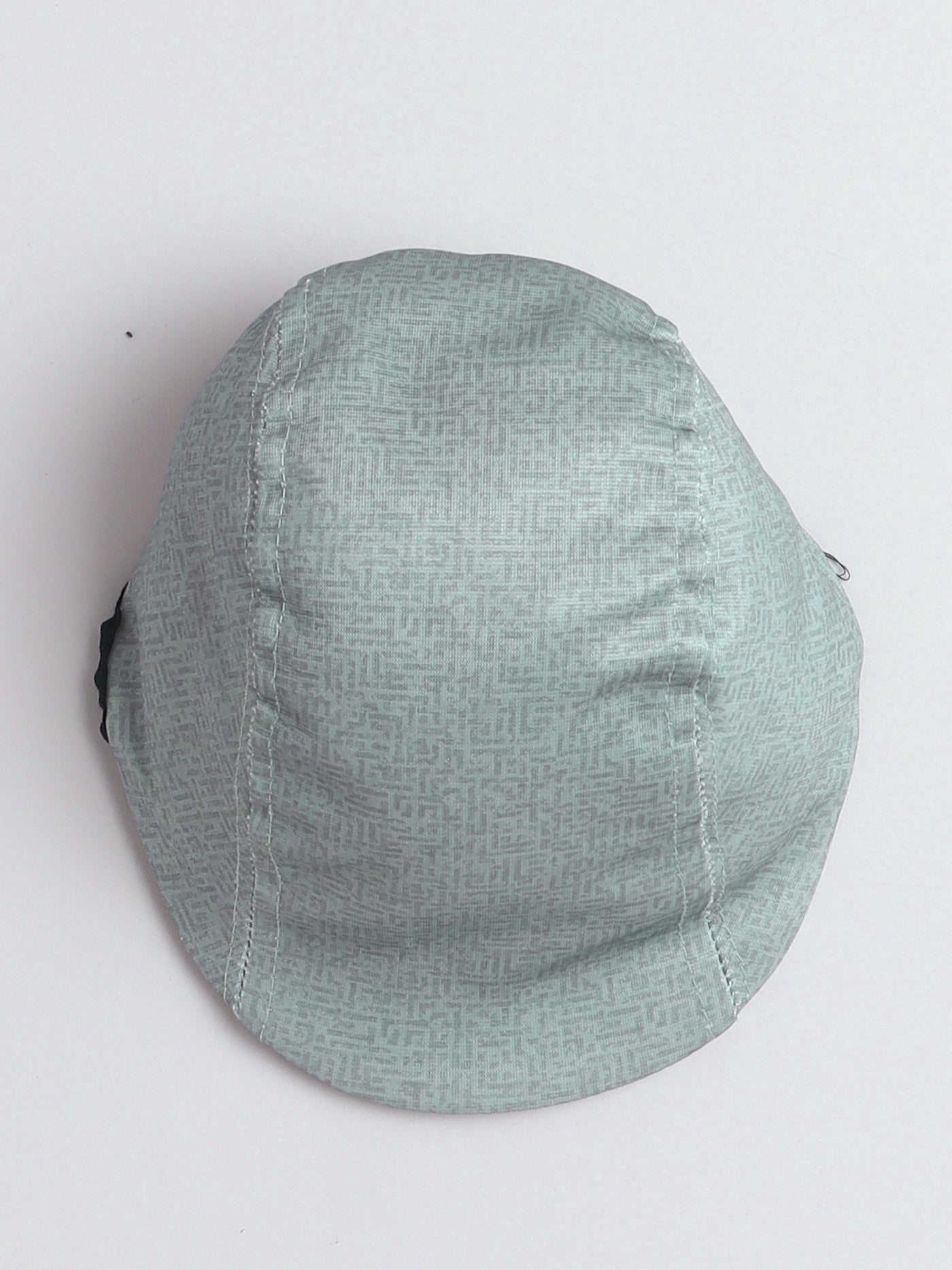 Boys Cotton Blend Abstract Printed Crochet Shirt & Shorts Set With Suspender, Cap & Bowtie