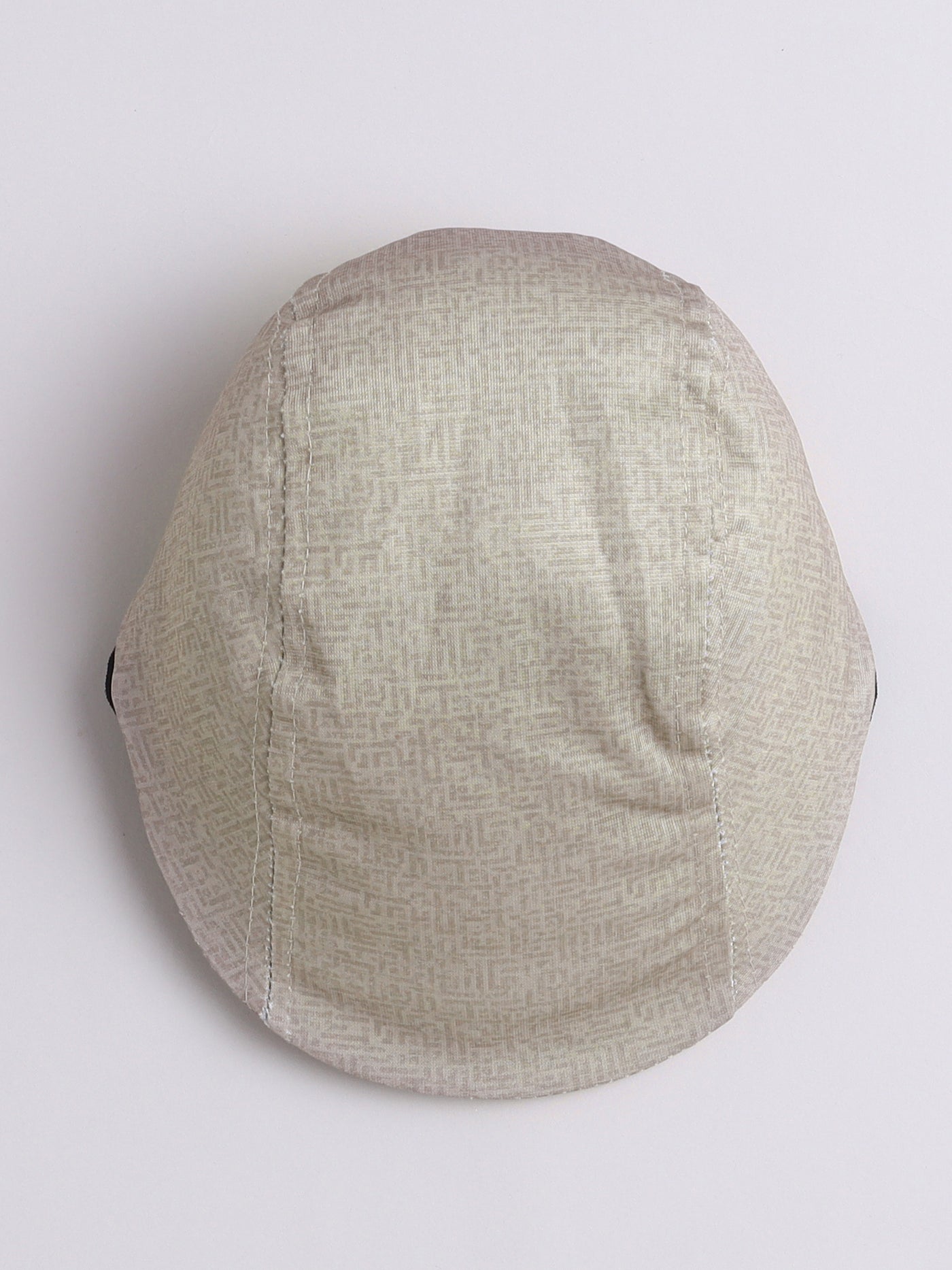 Boys Cotton Blend Abstract Printed Crochet Shirt & Shorts Set With Suspender, Cap & Bowtie