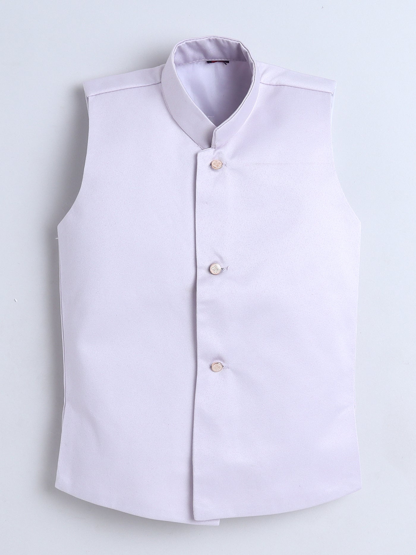 Boys Beads Embellished Embroidered Sherwani & Trouser Set With Shrug