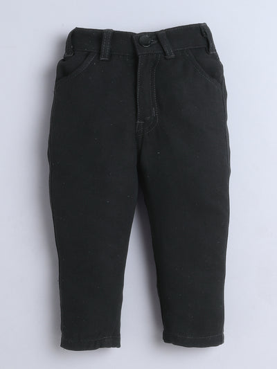 Boys Sequined Zari Embroidery Sherwani & Trouser Set With Shrug