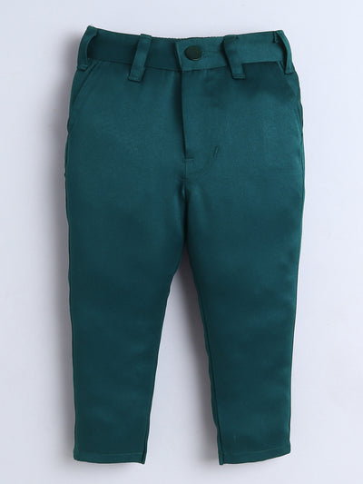 Boys Embroidered Sherwani & Trouser Set With Shrug