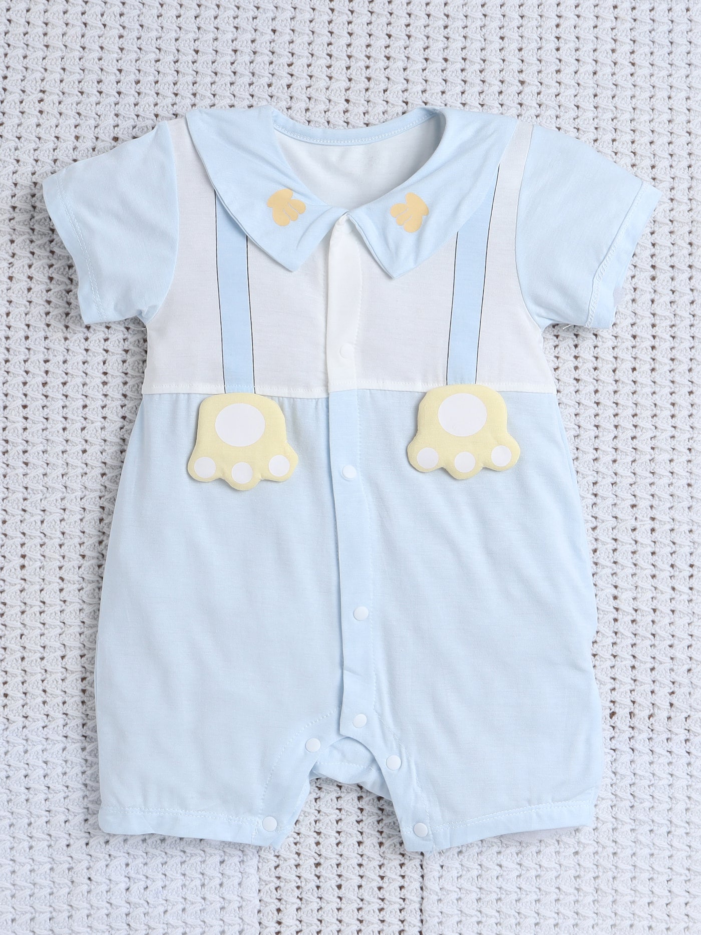 Baby Boys & Baby Girls Half Sleeves Rompers