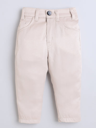 Boys Geometric Sequined Embroidered Indo Western Sherwani Set