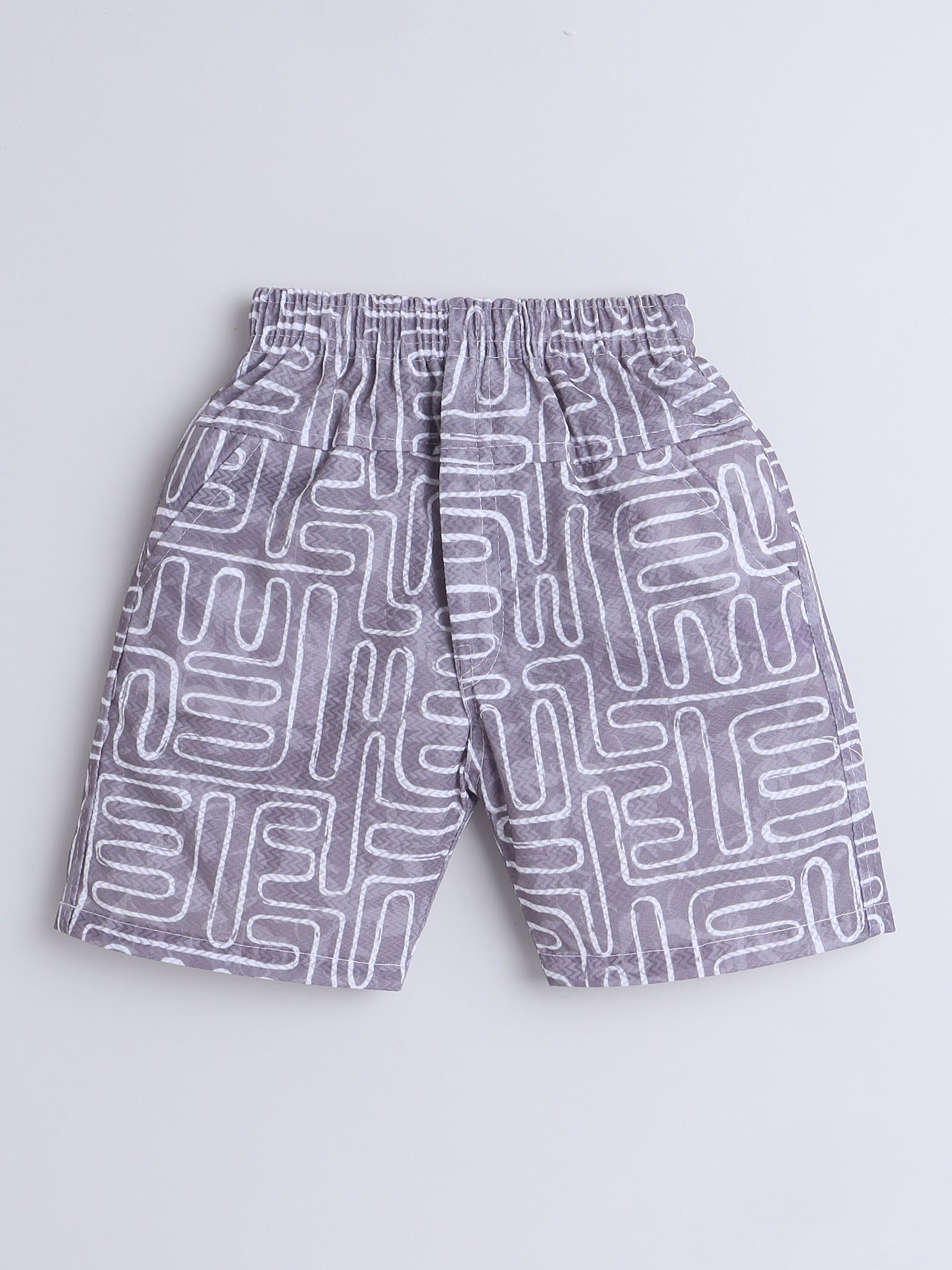 Boys Half Sleeves Printed Shirt & Shorts Set
