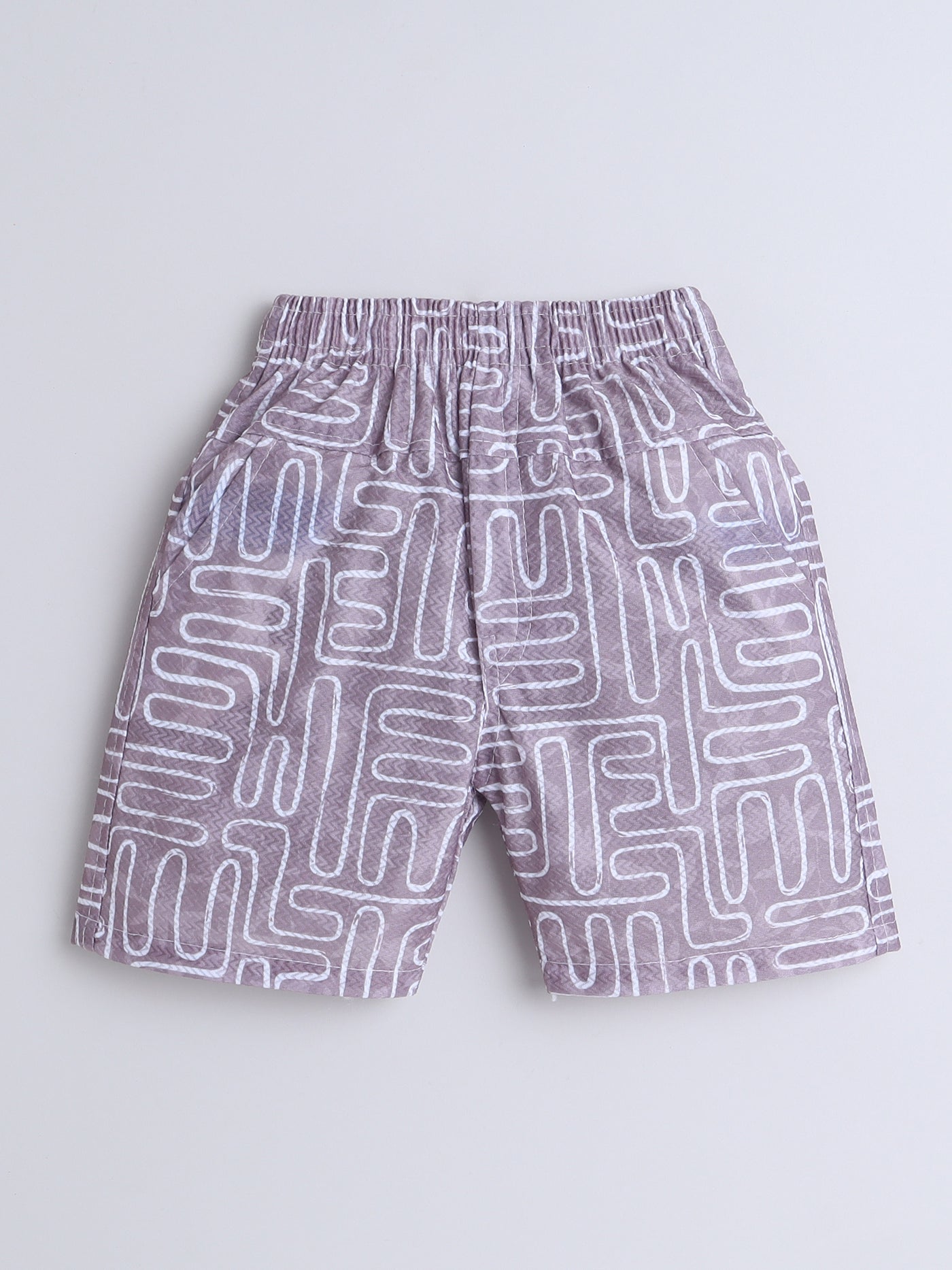 Boys Half Sleeves Printed Shirt & Shorts Set
