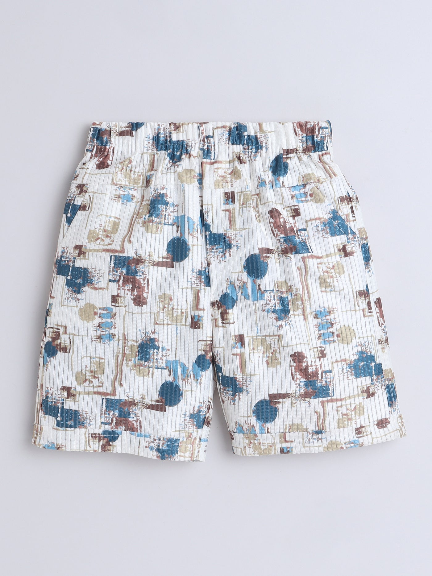 Boys Half Sleeves Printed Shirt & Shorts Set