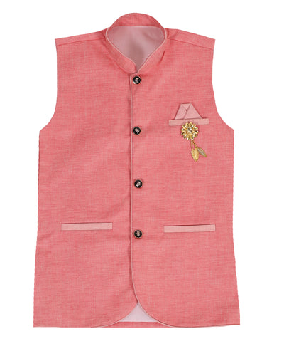 Boys Solid Waistcoat